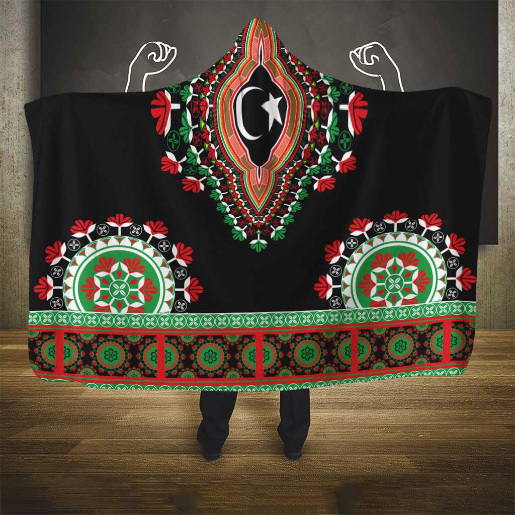 Libya Barbary Lion Hooded Blanket Dashiki Simple Style