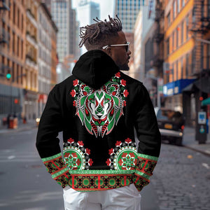 Libya Barbary Lion Hoodie Dashiki Simple Style