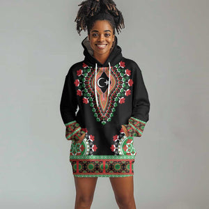 Libya Barbary Lion Hoodie Dress Dashiki Simple Style