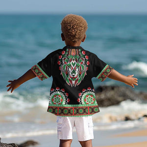 Libya Barbary Lion Kid Hawaiian Shirt Dashiki Simple Style