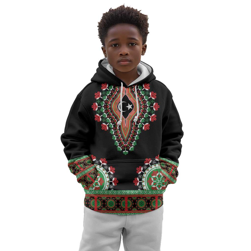 Libya Barbary Lion Kid Hoodie Dashiki Simple Style