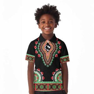 Libya Barbary Lion Kid Polo Shirt Dashiki Simple Style