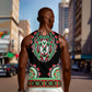 Libya Barbary Lion Men Tank Top Dashiki Simple Style