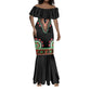 Libya Barbary Lion Mermaid Dress Dashiki Simple Style