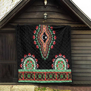 Libya Barbary Lion Quilt Dashiki Simple Style