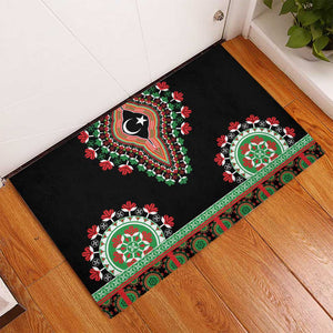 Libya Barbary Lion Rubber Doormat Dashiki Simple Style