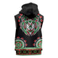 Libya Barbary Lion Sleeveless Hoodie Dashiki Simple Style - African Pride