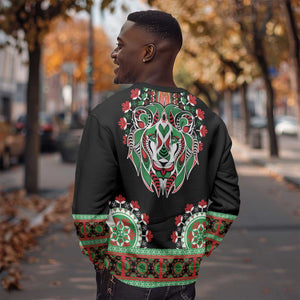 Libya Barbary Lion Sweatshirt Dashiki Simple Style