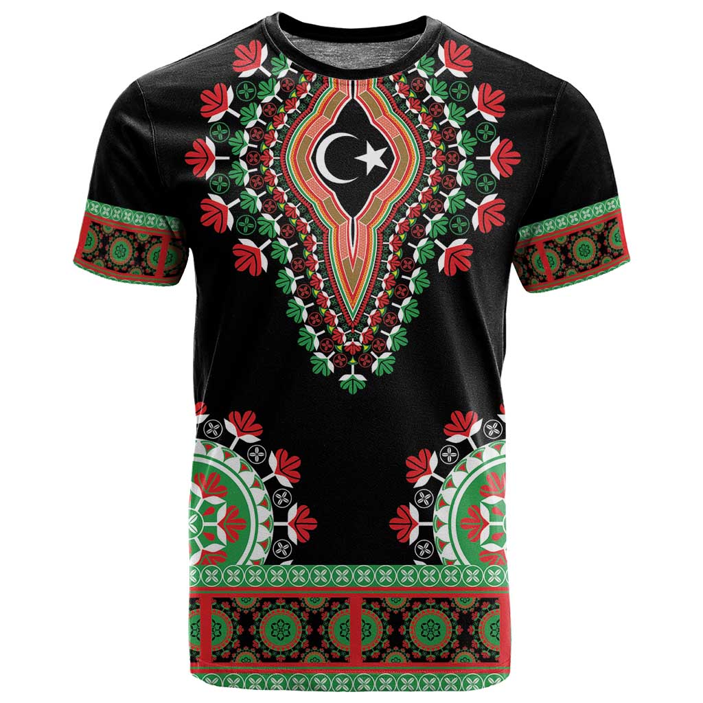 Libya Barbary Lion T shirt Dashiki Simple Style