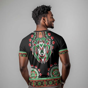 Libya Barbary Lion T shirt Dashiki Simple Style