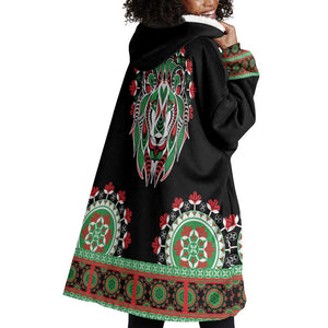 Libya Barbary Lion Wearable Blanket Hoodie Dashiki Simple Style