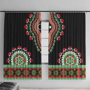 Libya Barbary Lion Window Curtain Dashiki Simple Style