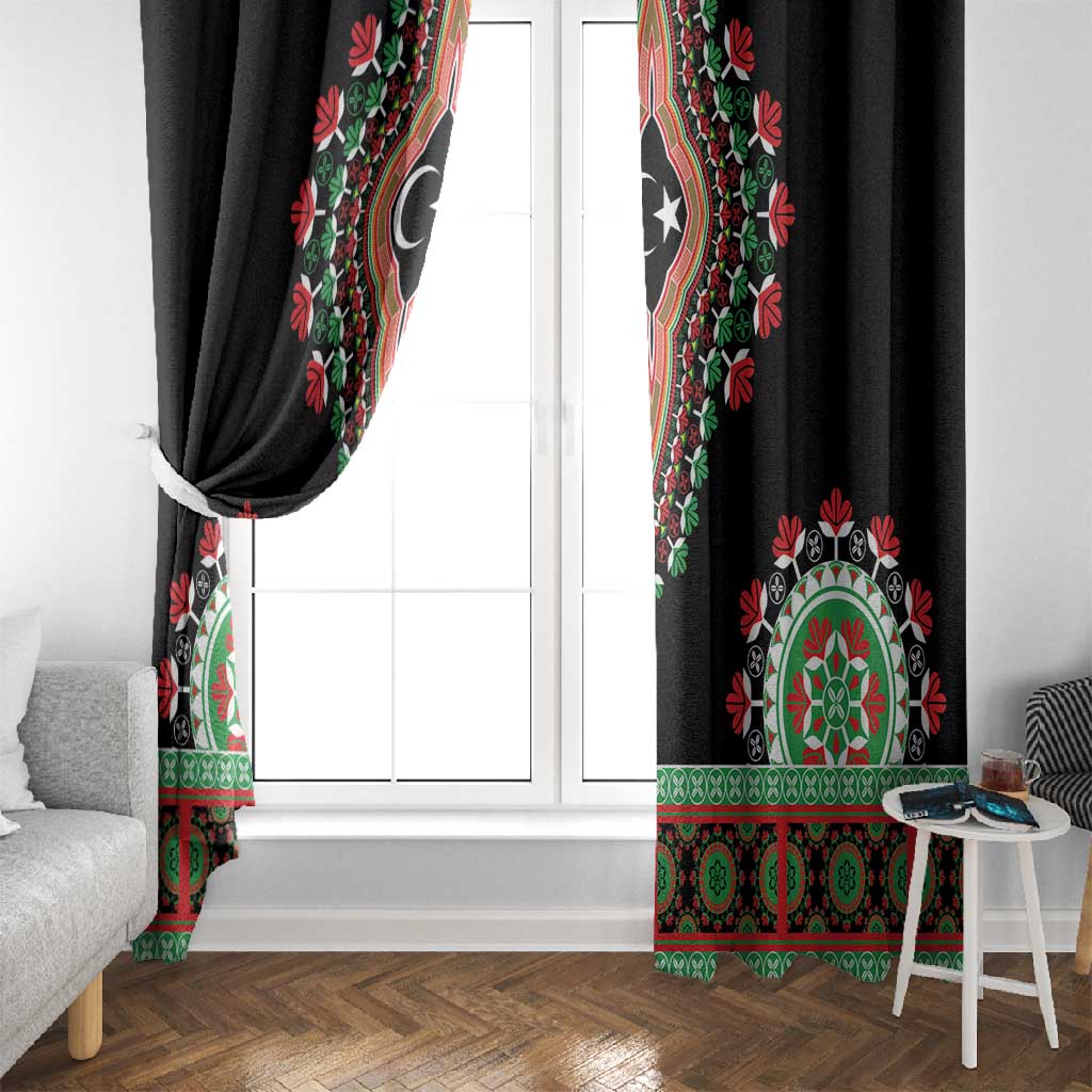 Libya Barbary Lion Window Curtain Dashiki Simple Style