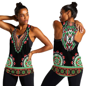 Libya Barbary Lion Women Racerback Tank Dashiki Simple Style