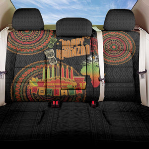 Kwanzaa Kinara Candles Back Car Seat Cover African Tribal Pattern