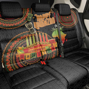 Kwanzaa Kinara Candles Back Car Seat Cover African Tribal Pattern