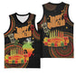 Kwanzaa Kinara Candles Basketball Jersey African Tribal Pattern LT05