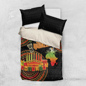 Kwanzaa Kinara Candles Bedding Set African Tribal Pattern