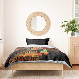 Kwanzaa Kinara Candles Bedding Set African Tribal Pattern