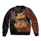 Kwanzaa Kinara Candles Bomber Jacket African Tribal Pattern