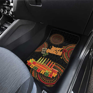 Kwanzaa Kinara Candles Car Mats African Tribal Pattern