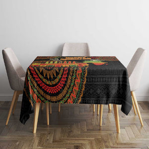 Kwanzaa Kinara Candles Tablecloth African Tribal Pattern