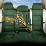 Rugby South Africa Back Car Seat Cover Go Bokke With Protea Pattern