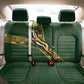 Rugby South Africa Back Car Seat Cover Go Bokke With Protea Pattern