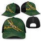 South Africa Rugby Baseball Net Cap Go Bokke With Protea Pattern