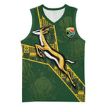 Custom Rugby South Africa Basketball Jersey Go Bokke With Protea Pattern