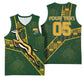 Custom Rugby South Africa Basketball Jersey Go Bokke With Protea Pattern