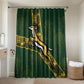 Rugby South Africa Bathroom Set Go Bokke With Protea Pattern