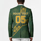 Custom Rugby South Africa Blazer Go Bokke With Protea Pattern