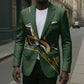 Custom Rugby South Africa Blazer Go Bokke With Protea Pattern