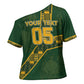 Custom Rugby South Africa Cross Shoulder Shirt Go Bokke With Protea Pattern