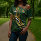 Custom Rugby South Africa Cross Shoulder Shirt Go Bokke With Protea Pattern