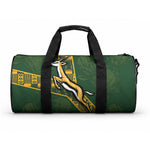Rugby South Africa Duffle Bag Go Bokke With Protea Pattern