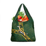 Rugby South Africa Grocery Bag Go Bokke With Protea Pattern