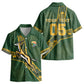 Custom Rugby South Africa Kid Hawaiian Shirt Go Bokke With Protea Pattern