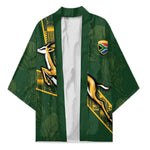 Custom Rugby South Africa Kimono Go Bokke With Protea Pattern