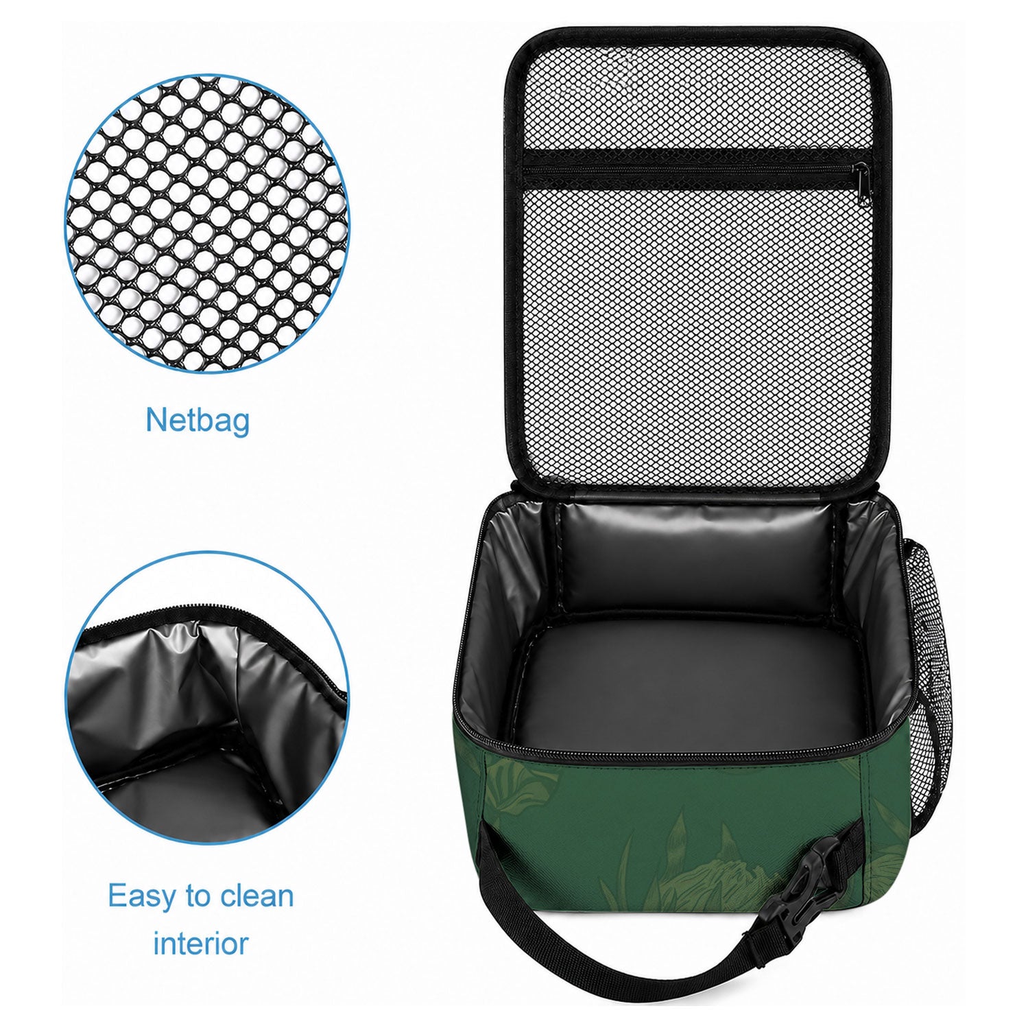 Rugby South Africa Lunch Bag Go Bokke With Protea Pattern