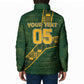 Custom Rugby South Africa Padded Jacket Go Bokke With Protea Pattern