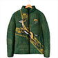Custom Rugby South Africa Padded Jacket Go Bokke With Protea Pattern