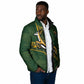 Custom Rugby South Africa Padded Jacket Go Bokke With Protea Pattern