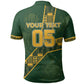 Custom Rugby South Africa Polo Shirt Go Bokke With Protea Pattern