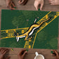 Rugby South Africa Puzzle Go Bokke With Protea Pattern
