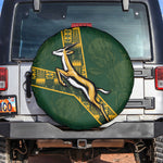 Rugby South Africa Spare Tire Cover Go Bokke With Protea Pattern