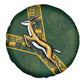 Rugby South Africa Spare Tire Cover Go Bokke With Protea Pattern