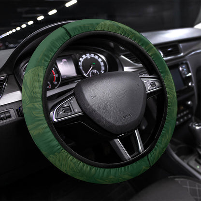 Rugby South Africa Steering Wheel Cover Go Bokke With Protea Pattern