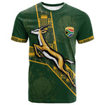 Custom Rugby South Africa T shirt Go Bokke With Protea Pattern